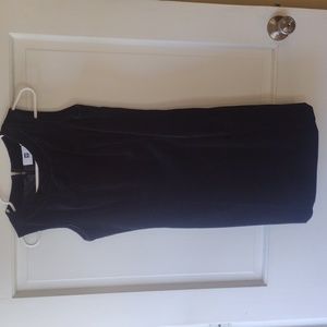 Gap Black Velvet Jumper Sleeveless Dress, Size 2